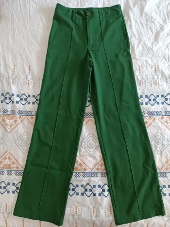 Pantalon fluide vert taille 30