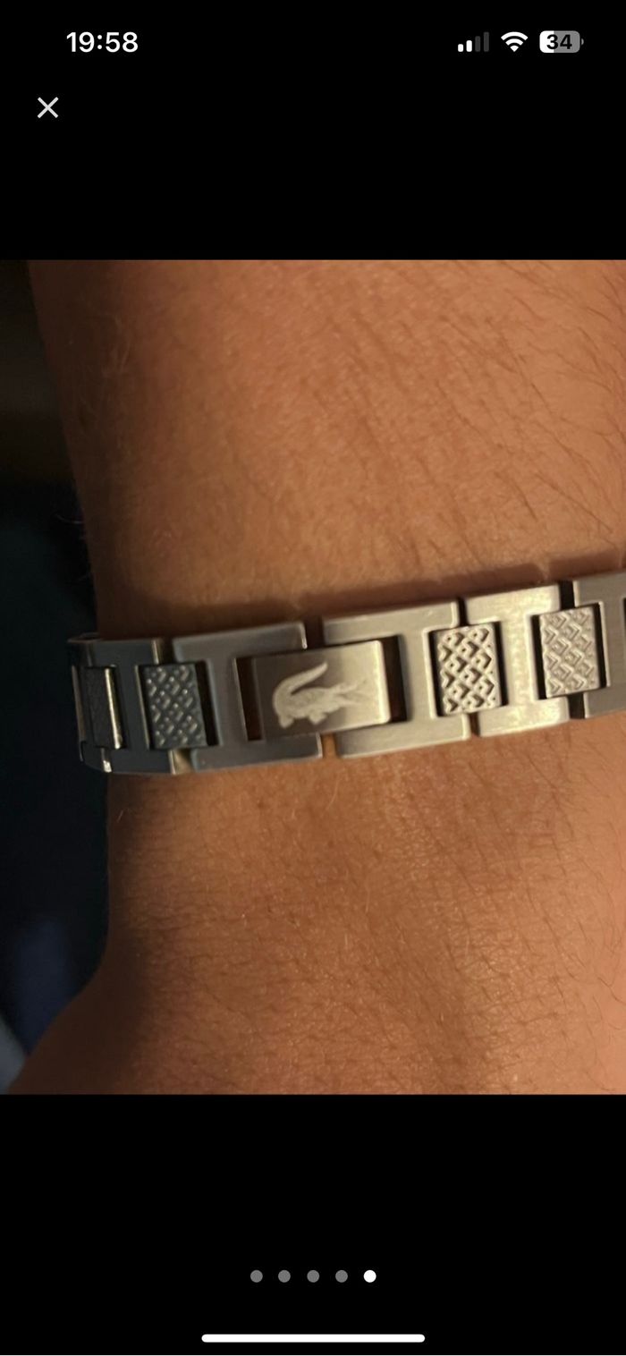 Bracelet lacoste - homme / femme - état neuf (sans boîte) - photo numéro 3