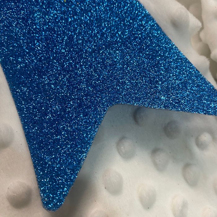 Nœud pailleté bleu turquoise – déco de Noël brillante 💙 - photo numéro 3