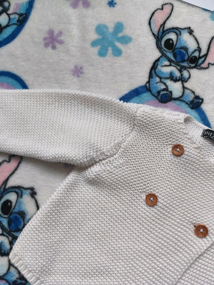 Gilet Mixte In extenso - 3 mois - crème - Etat: Excellent - photo numéro 2