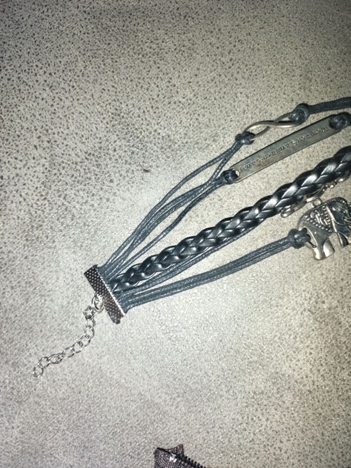 Bracelet éléphant,love,infini - photo numéro 3
