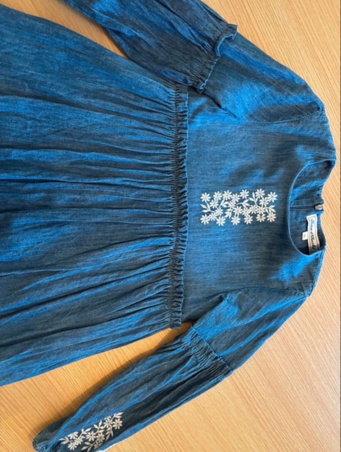 Robe en jean – Tartine et Chocolat – 8 ans / 128 cm - photo numéro 2