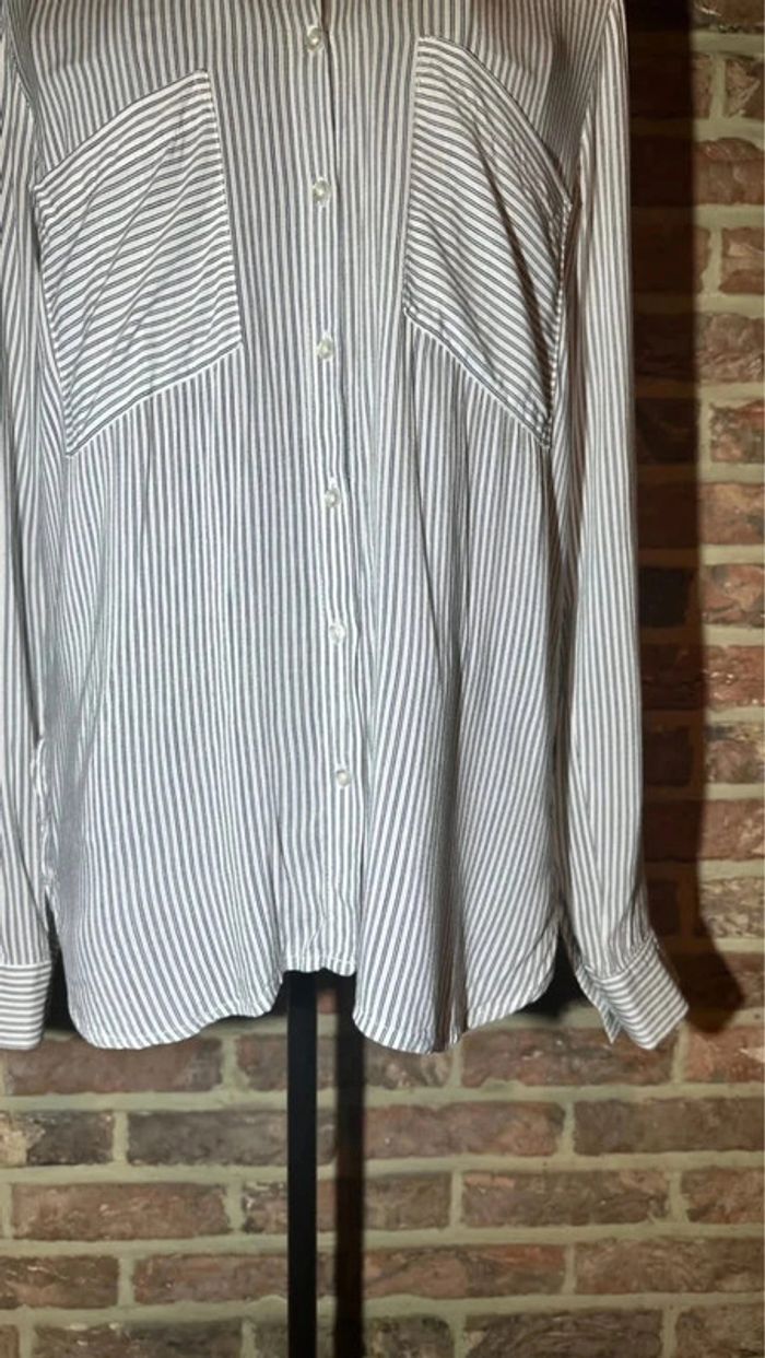 Chemise lignée America Today Taille XS/ 34 - photo numéro 3