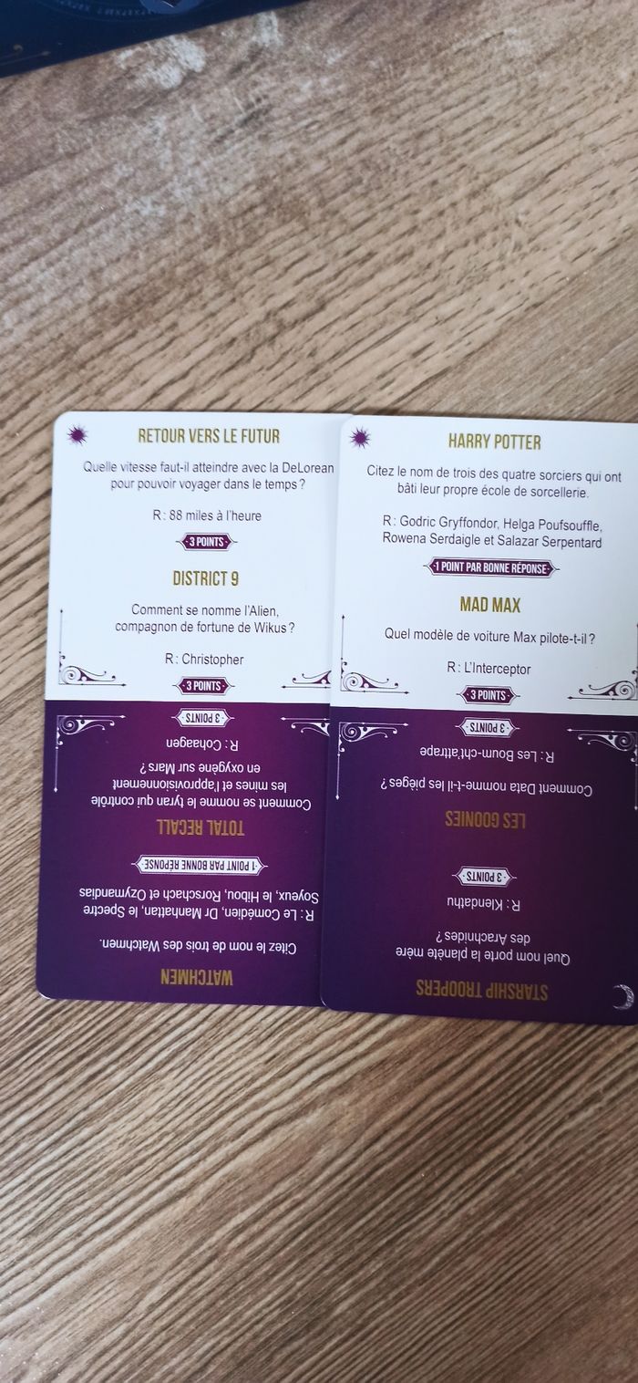 Jeu cartes ambiance quizz geek - photo numéro 3