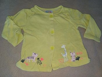 Magnifique gilet en coton 6 mois fille