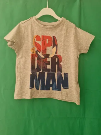 T-shirt manches courtes 3-4 ans Marvel Spiderman
