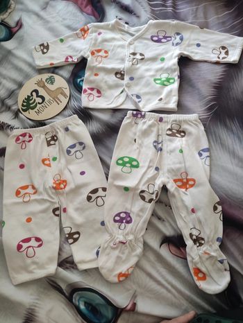 Pyjama d'été 3 pièces, mixte 3 mois neuf