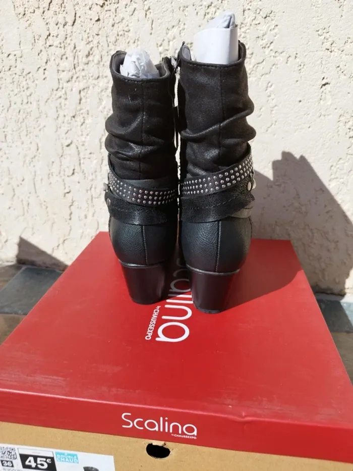 Bottines noires femme neuves 36 - photo numéro 7