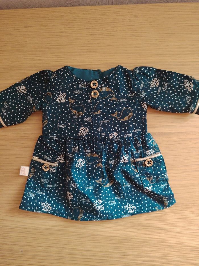 Robe sergent major pour poupée