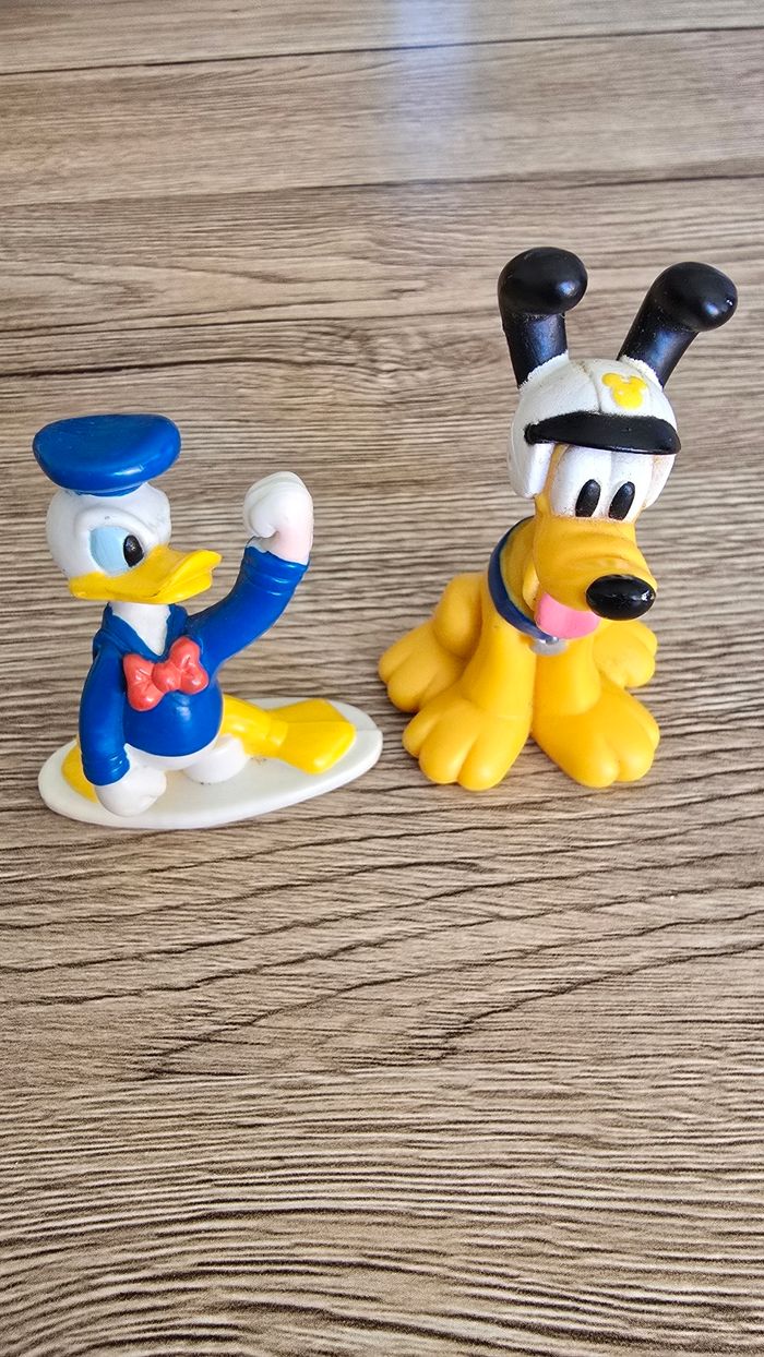 Figurines disney Donald et Pluto