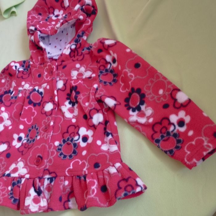 Veste manteau à capuche polaire bébé 18mois - photo numéro 3