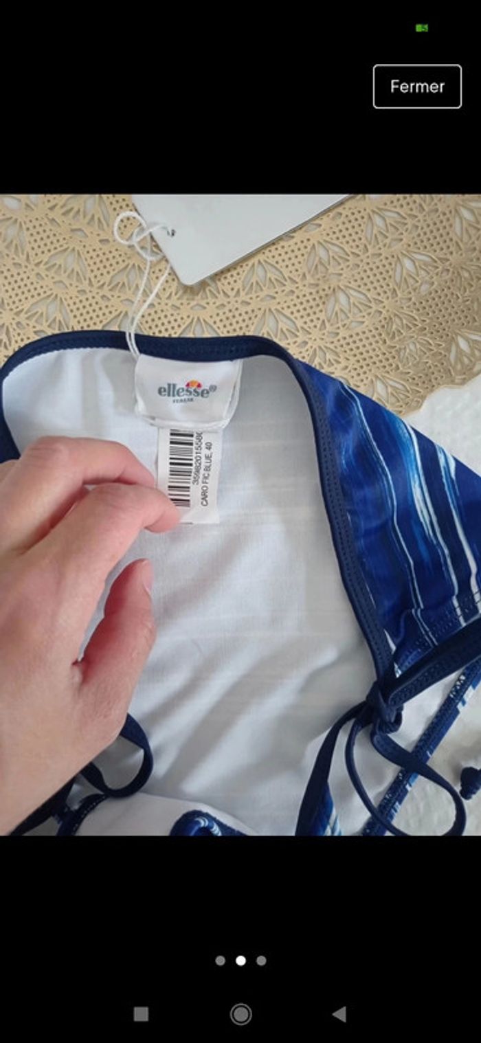 Maillot 💖 taille L,ellesse - photo numéro 2