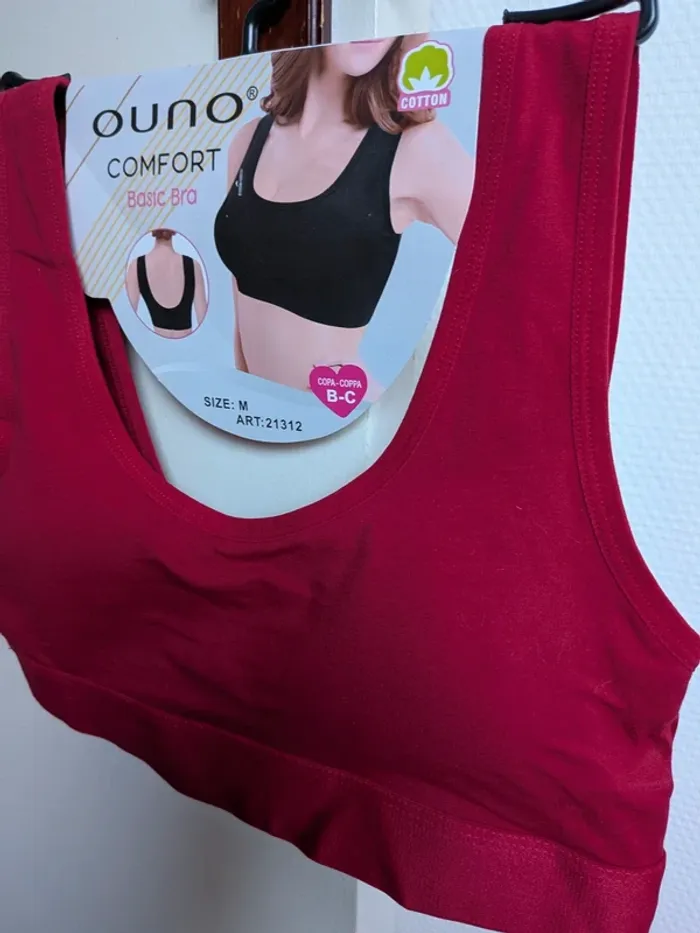 Brassière taille M neuve  fushia Ouno Comfort - photo numéro 6