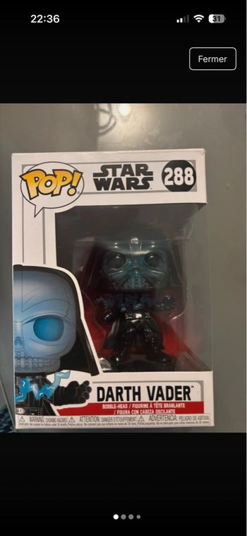 POP Star Wars - Dark Vador - N° 288