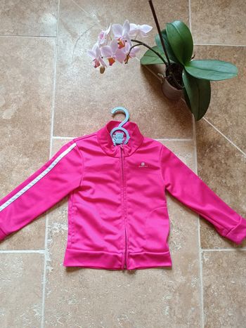 Gilet zippé fille 2ans Domyos