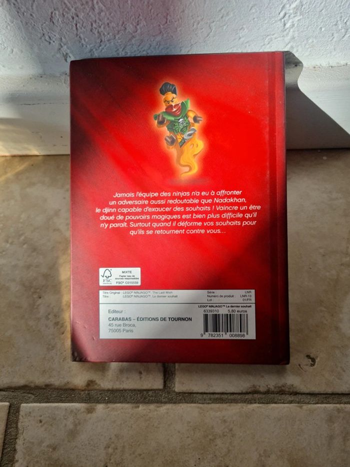 Livre ninjago- le dernier souhait- comme neuf - photo numéro 2