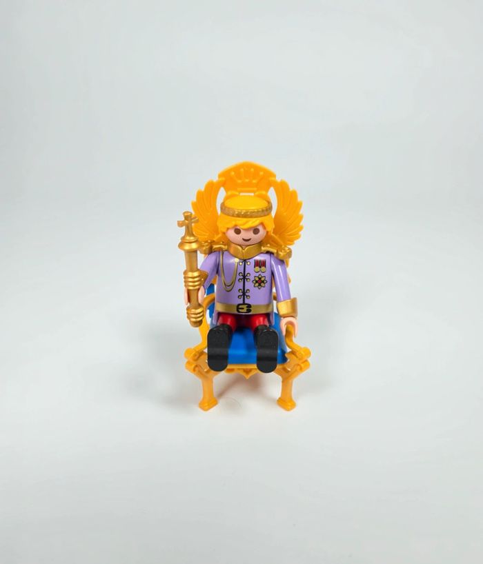 Playmobil Figurine Médiéval prince et son trône