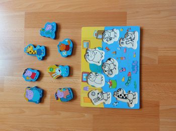 Puzzle Peppa Pig bois très bon état