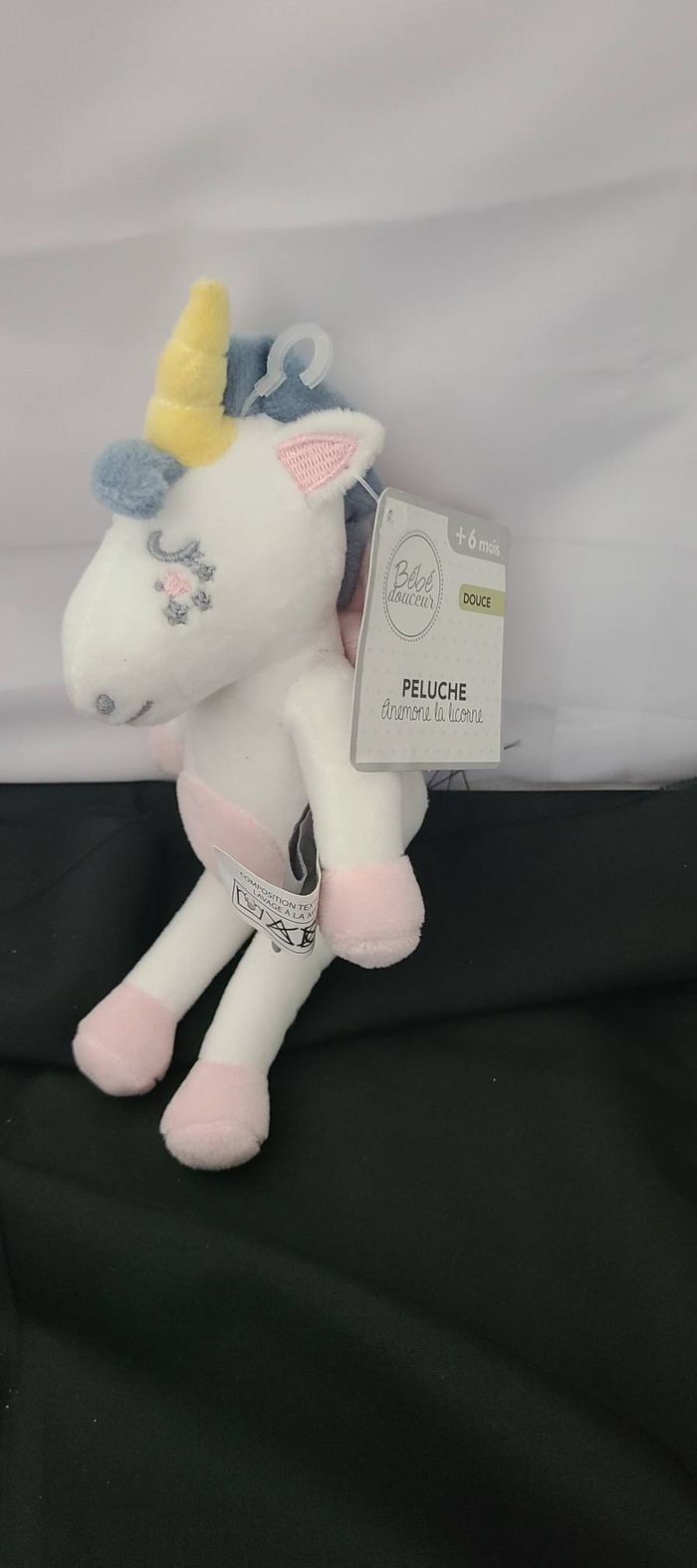 Peluche Pour Bébé "anémone La Licorne" - photo numéro 3