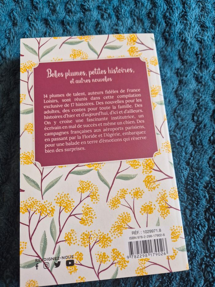 Livre titre Belles plumes, petites histoires, et autres nouvelles - photo numéro 2
