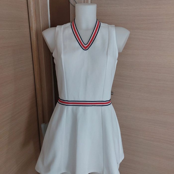 Robe de tennis vintage 70