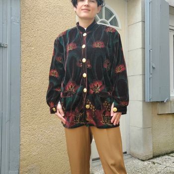 Veste velours Vintage