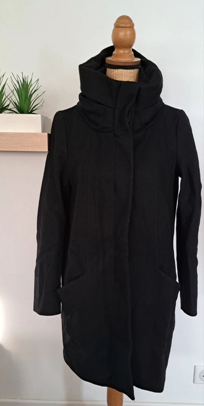 Manteau noir Zara - photo numéro 7