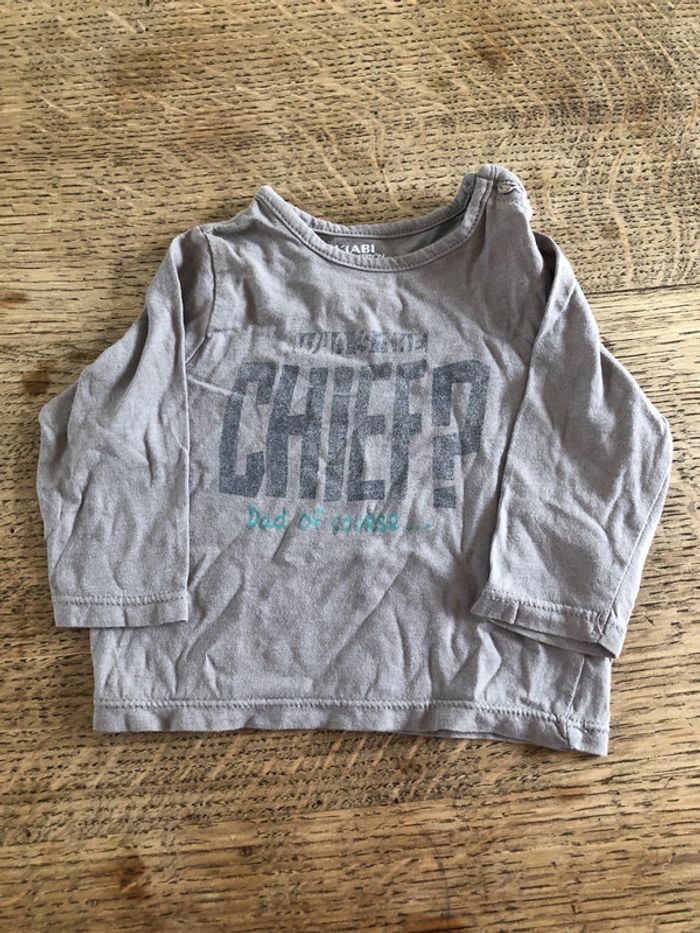 T-shirt manches longues 3 mois