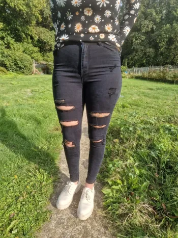 🌸 Jolie Jean déchiré - Laulia - Taille S (36) 🌸
