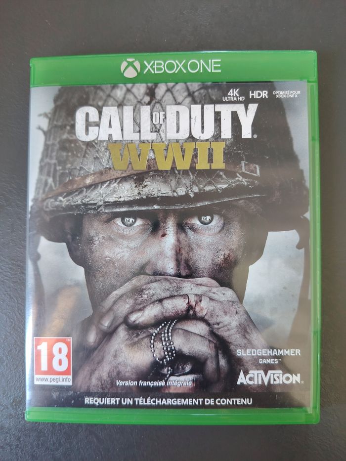 Boîtier Call of duty WWII xbox one - photo numéro 2