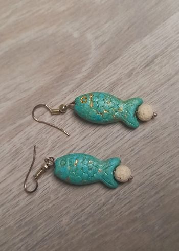 Boucle d'oreille poisson