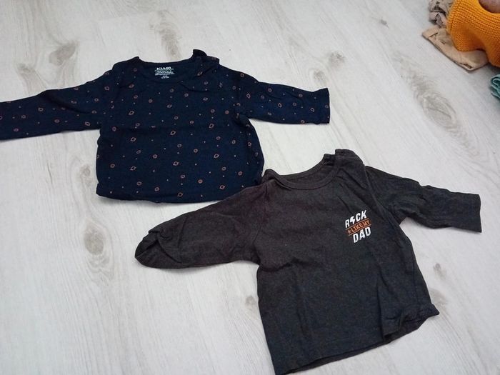 Lot de 4 tee-shirt manche longue 3 mois - photo numéro 3