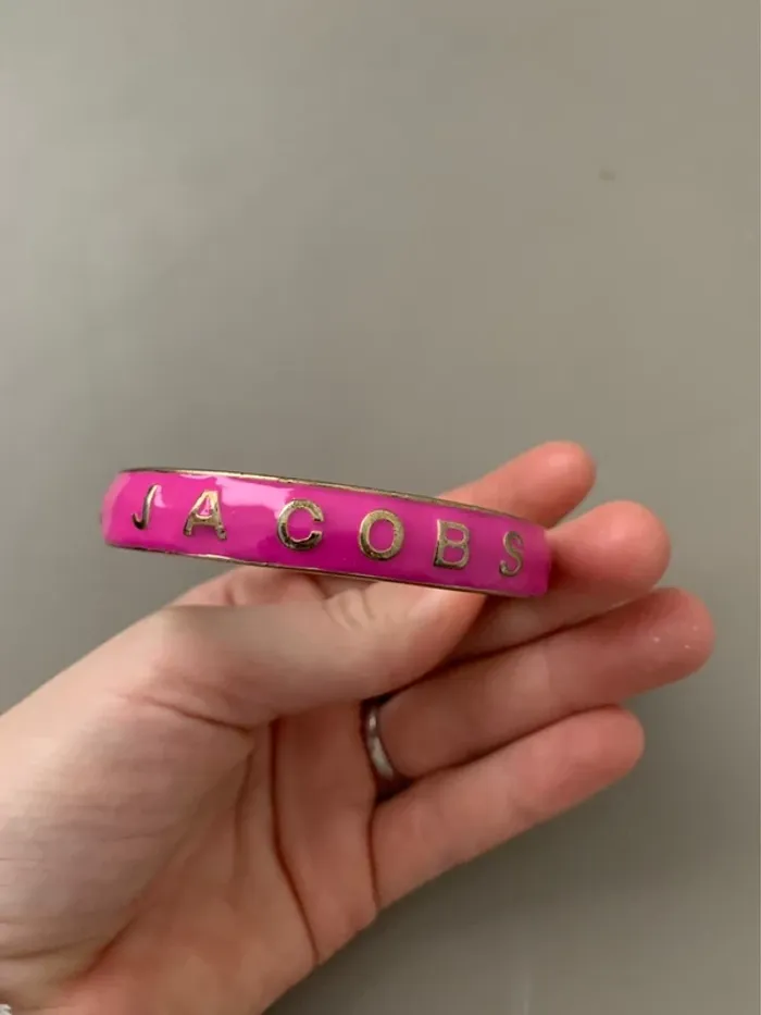 Jonc Bracelet rose et doré marc Jacobs