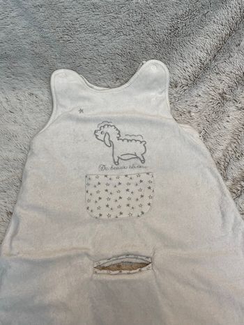 Gigoteuse épaisse blanche - Bébé rêve 