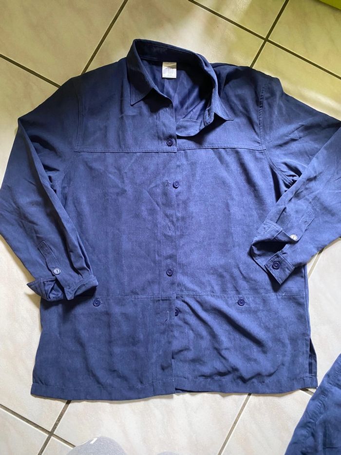 Ensemble 3 pièce effet un peu velour - photo numéro 2