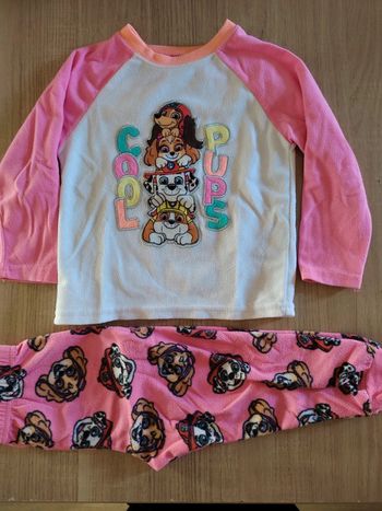 Pyjama hiver fille 3 ans Pat Patrouille