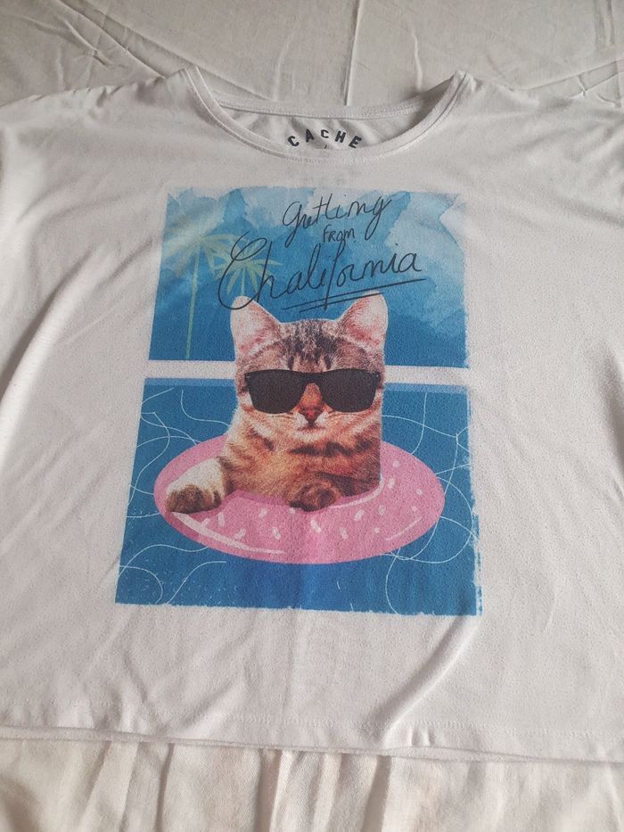 Tee shirt cache cache - photo numéro 3