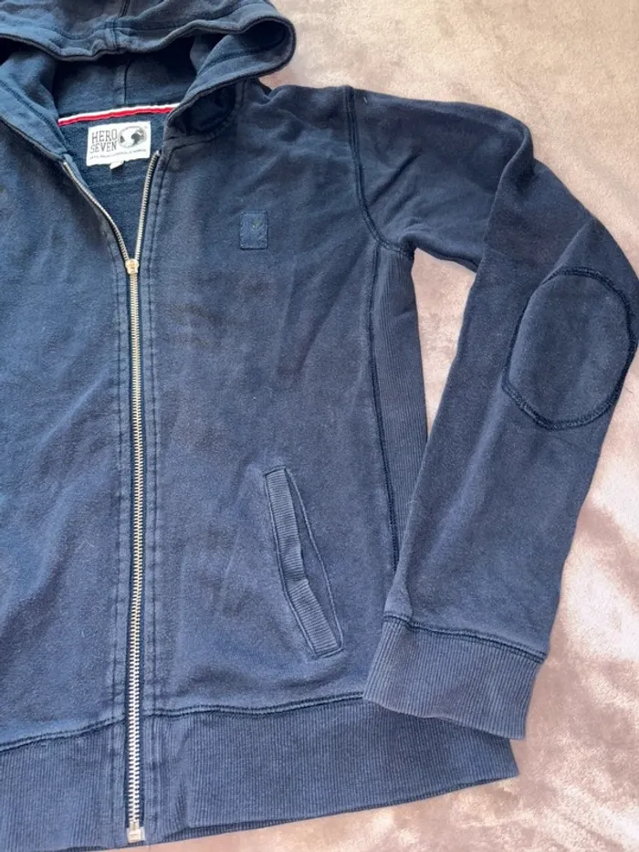 Veste garçon Hero Seven taille 14 ans en bon état. Couleur bleu. - photo numéro 5