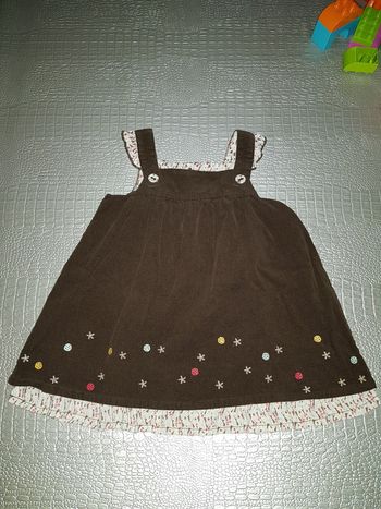 Robe en velours 12 mois Sergent Major