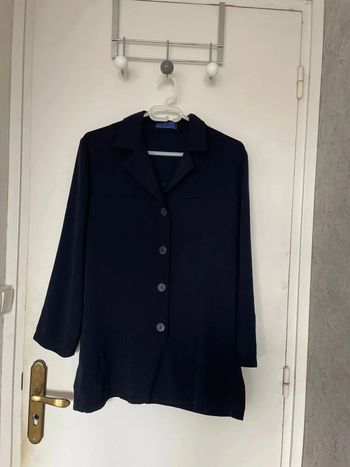 Chemise lourde bleu foncé