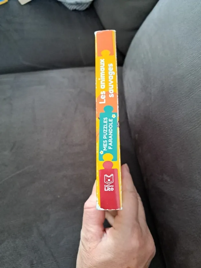 Livre puzzle animaux sauvages - photo numéro 4