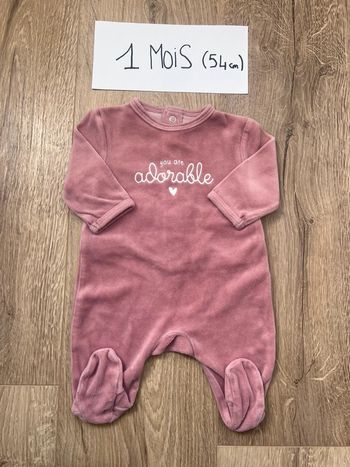 Pyjama hiver 1 mois numéro 1