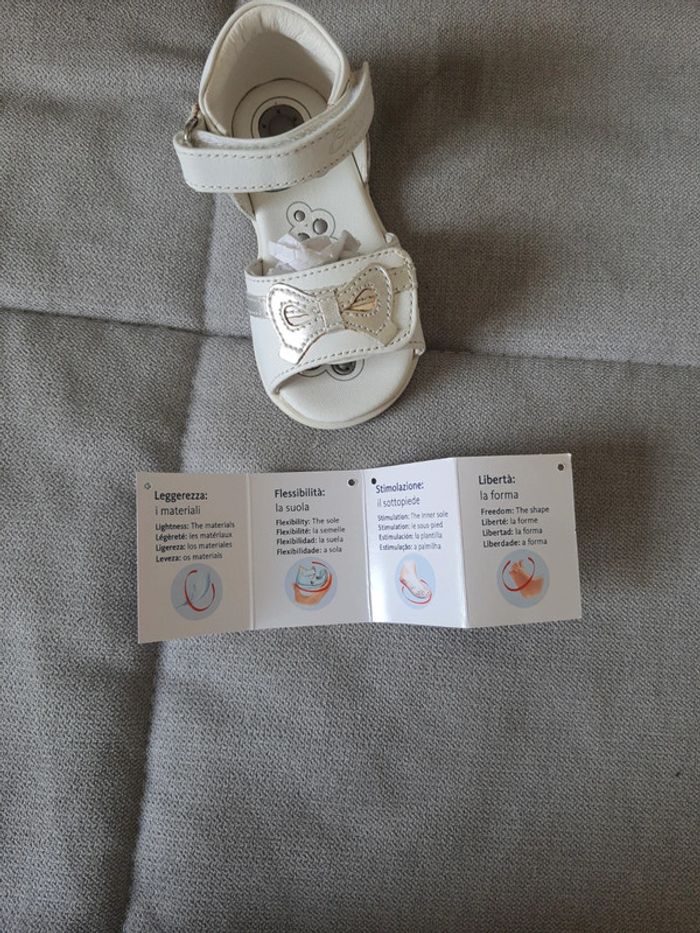 Sandales physiologiques en cuir Chicco neuf avec étiquettes - photo numéro 10