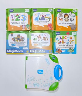 Magibook VTech avec 6 livrets d'activités 