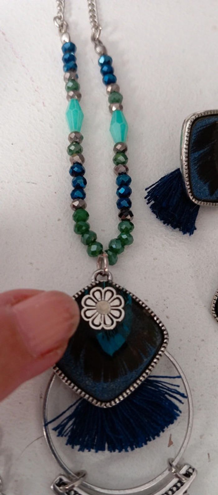 Parure breal collier + boucles d'oreilles - photo numéro 4