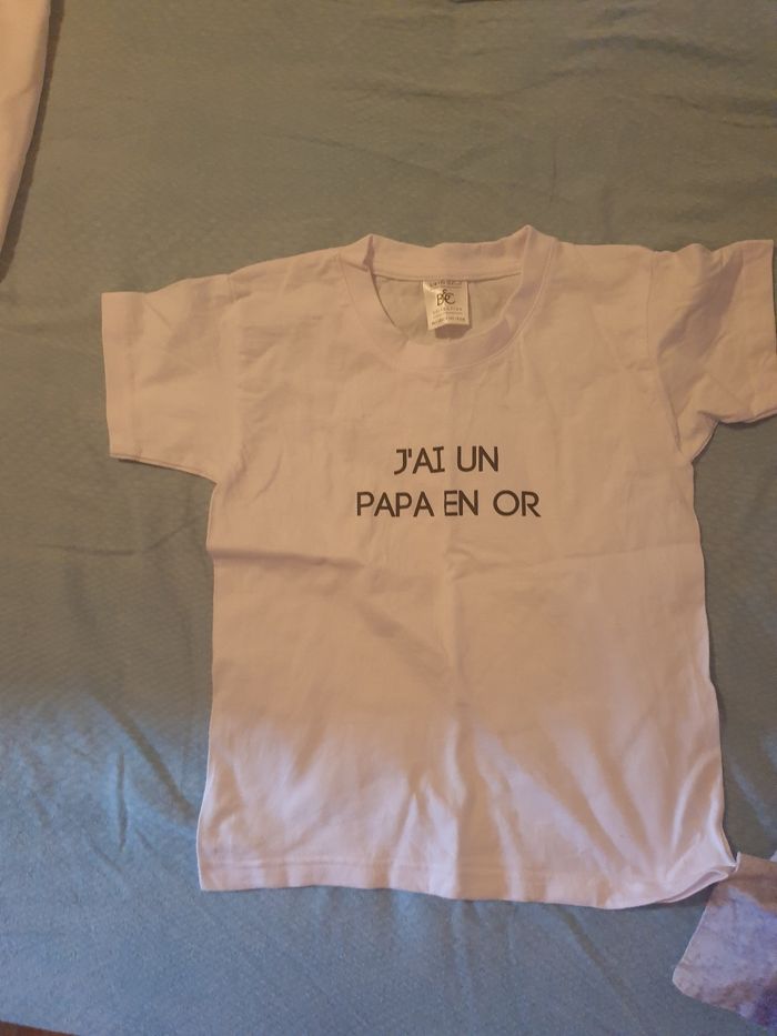 Tee-shirt homme et enfant - photo numéro 3