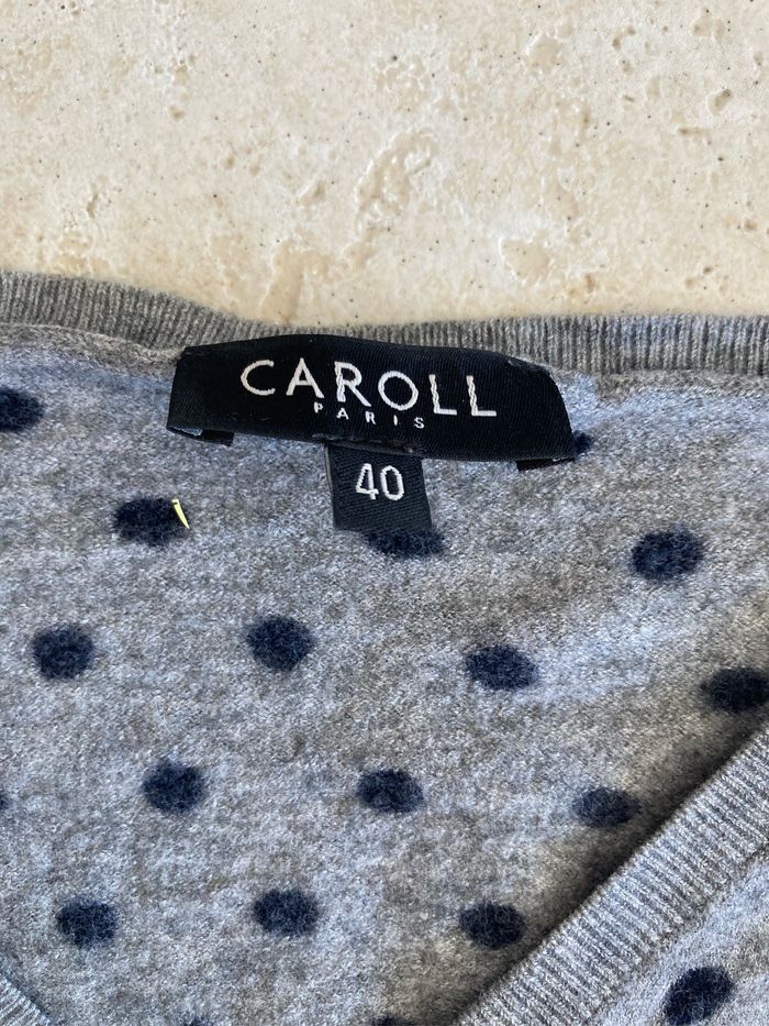Pull court Caroll à pois - photo numéro 3