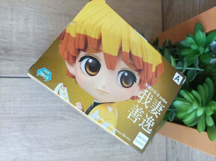 Figurine Zenitsu Agatsuma Demon Slayer Kimetsu no yaiba banpresto qposket Bandai - photo numéro 4
