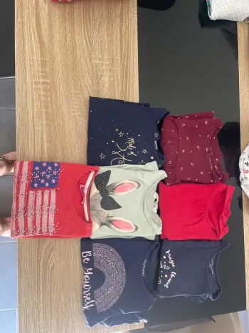 Lot t-shirt manches longues