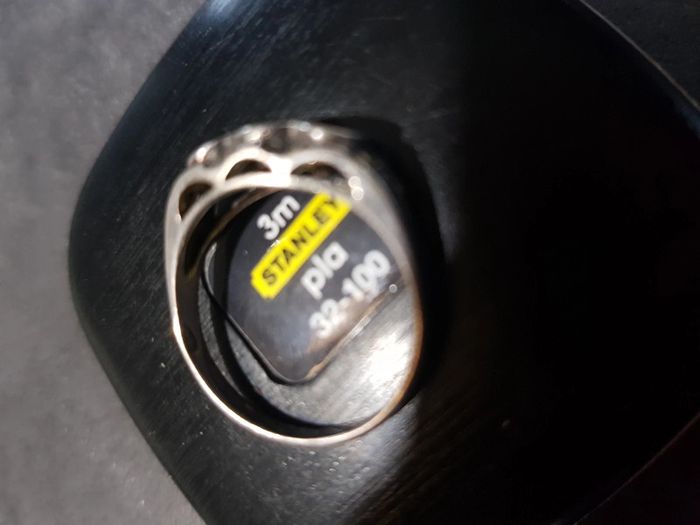 Bague argent décor noir - photo numéro 3